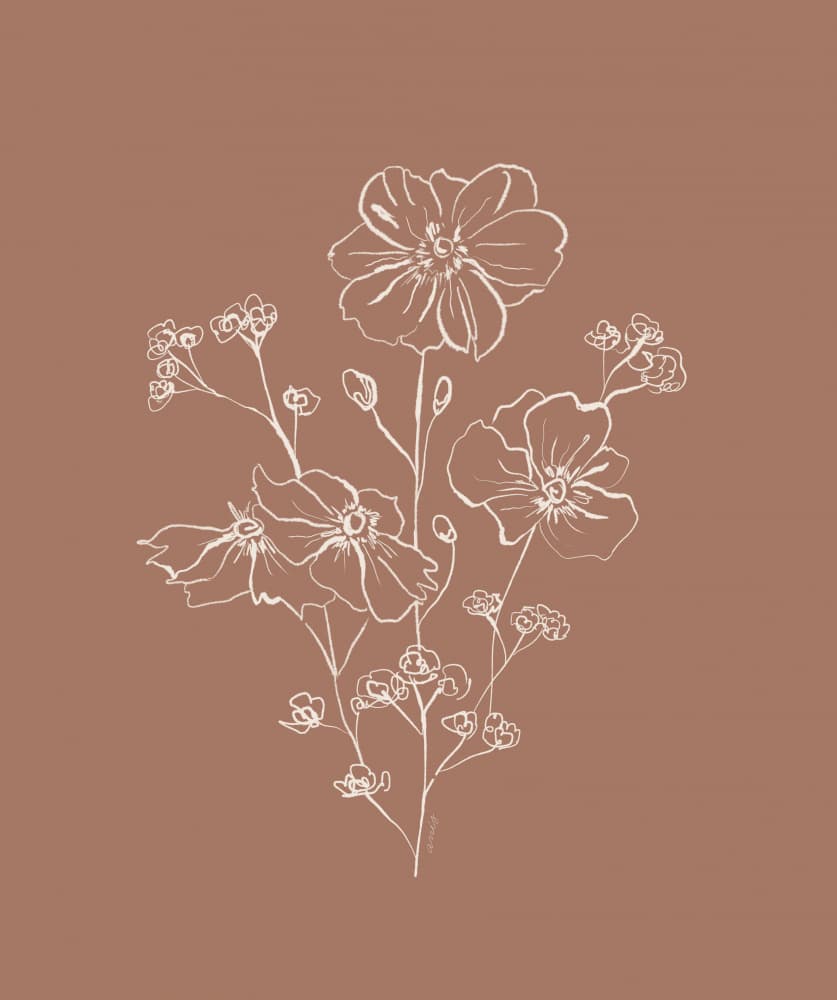 Wild Roses Bouquet by Anis Illustration — canvas wall art