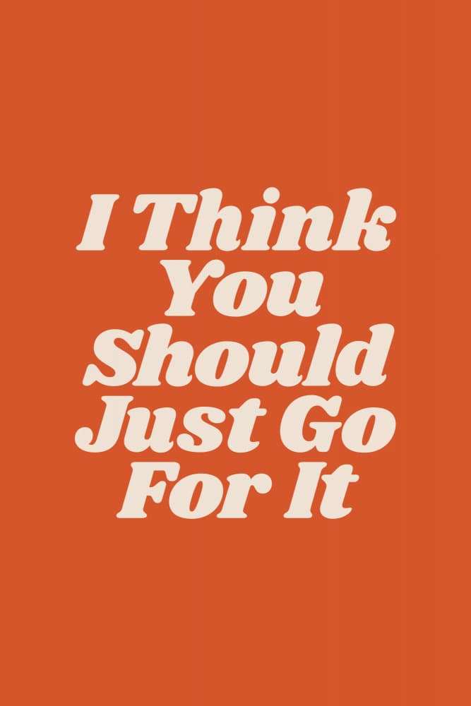 Just Go For It by Brett Wilson — canvas wall art