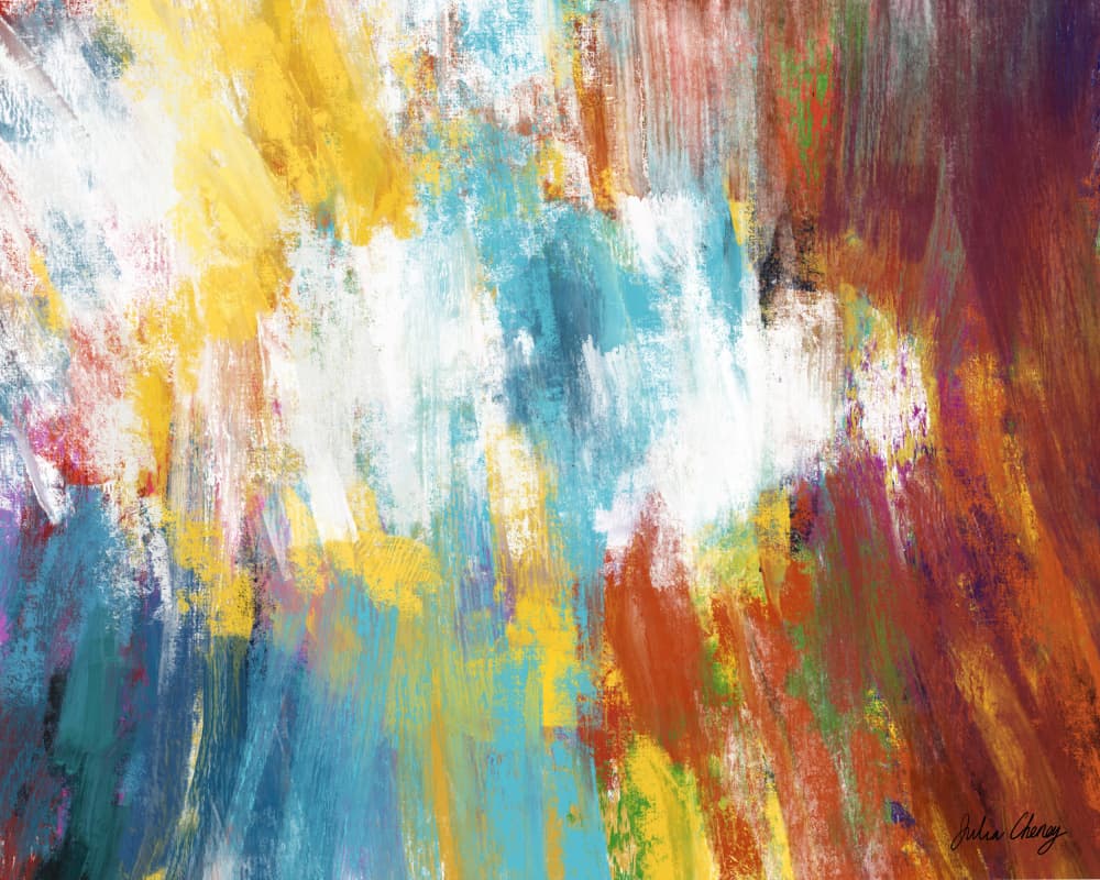 I see color by Julia Cheney — canvas wall art