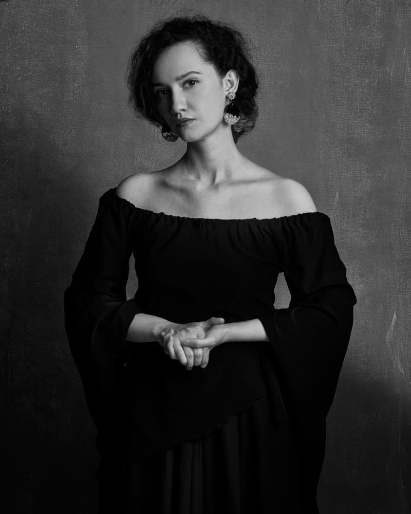 Elegant Woman Portrait by Shizuo Shiki — canvas wall art