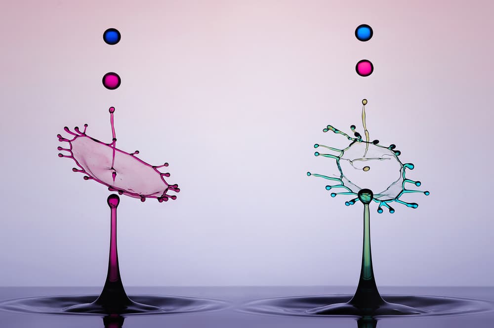 Colorful Drop Collision by Edy Pamungkas — canvas wall art