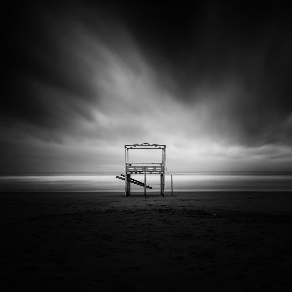 Solitary Lifeguard Stand by Massimo Della Latta — canvas wall art