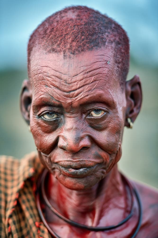 Striking Tribal Portrait by Trevor Cole — canvas wall art