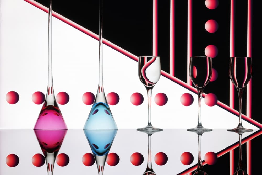 Vibrant Glass Reflections by Renee Doyle — canvas wall art