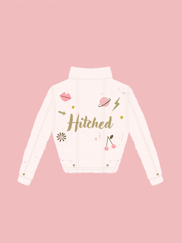 Hitched Denim Jacket by Aislinn Simmonds — canvas wall art