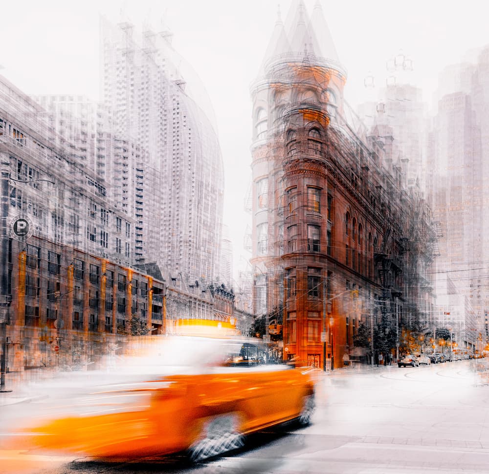 Dynamic City Motion by Carmine Chiriacò — canvas wall art