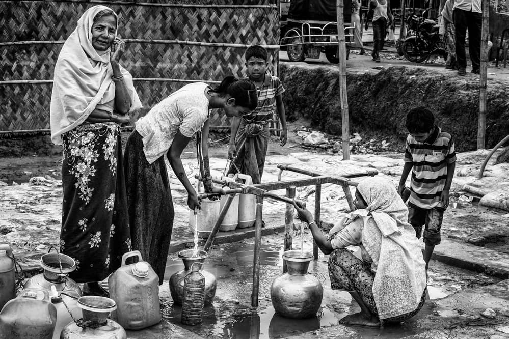 Daily Water Gathering by Joxe Inazio Kuesta Garmendia — canvas wall art