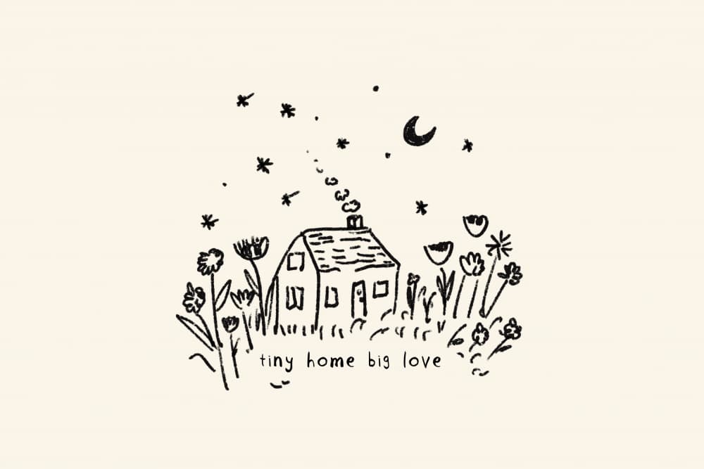 Cozy Home Illustration by Treechild — canvas wall art