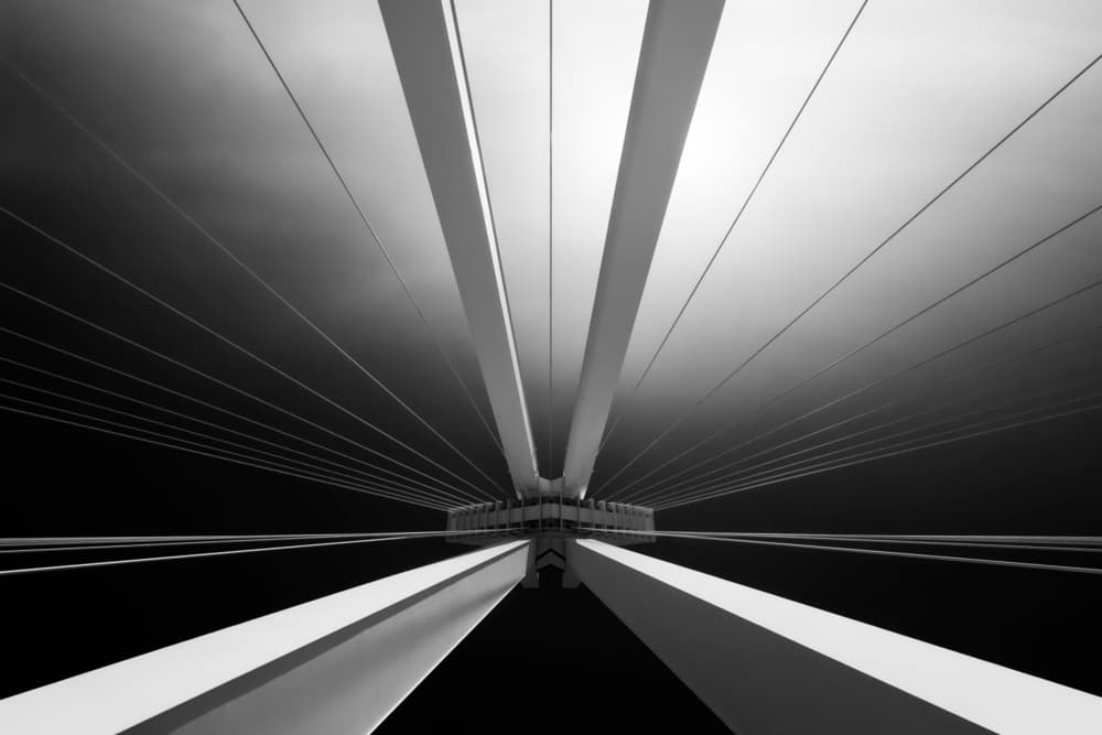Dynamic Architectural Perspective by Roland Weber — canvas wall art