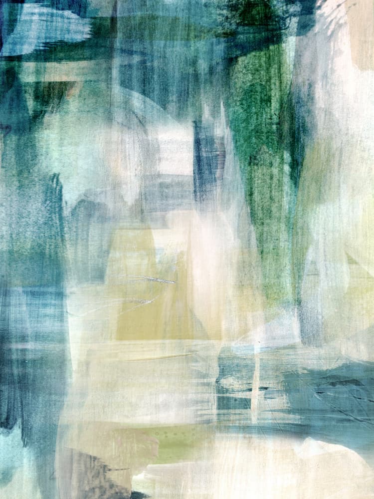 Serene Abstract Waters by Gemma Bardot — canvas wall art