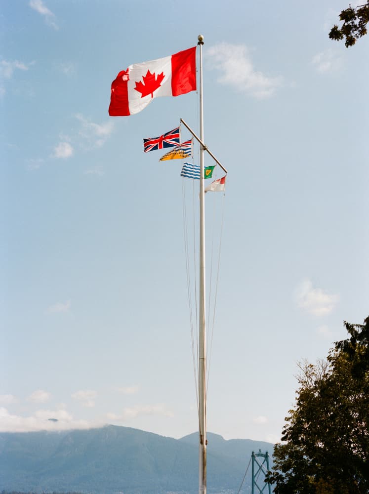 Flags Over Vancouver by Bethany Young — canvas wall art