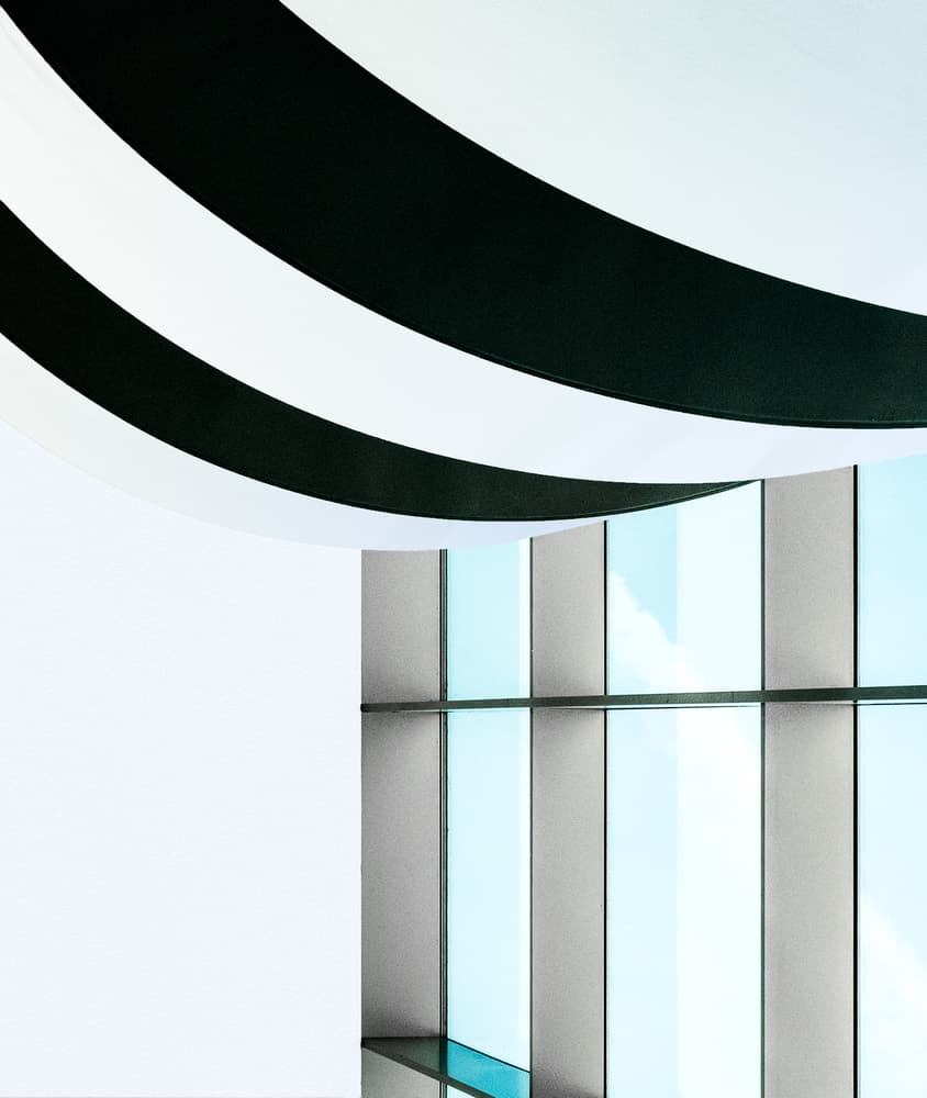 Sleek Architectural Curves by Harry Verschelden — canvas wall art