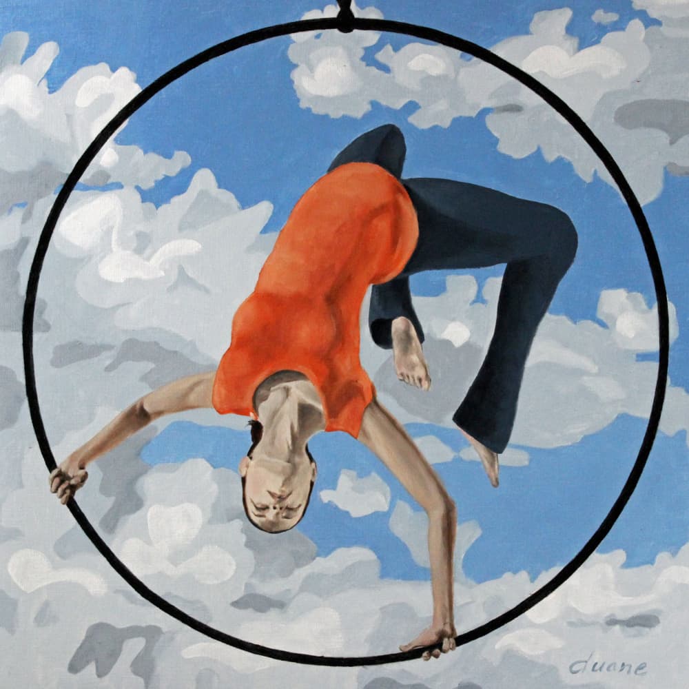 Aerial Hoop by Duane A. Brown — canvas wall art