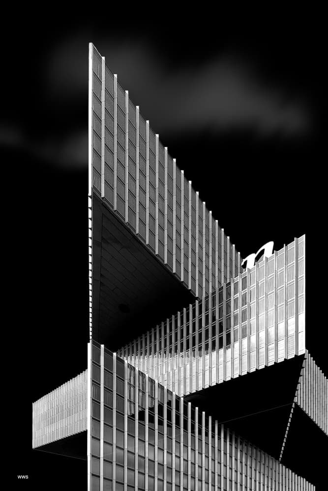 Geometric Urban Architecture by Wilma Wijers Smeets — canvas wall art