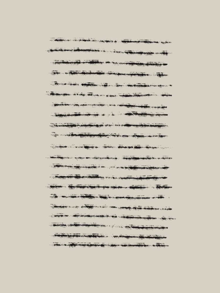 Distressed Black Lines by Imaginative — canvas wall art