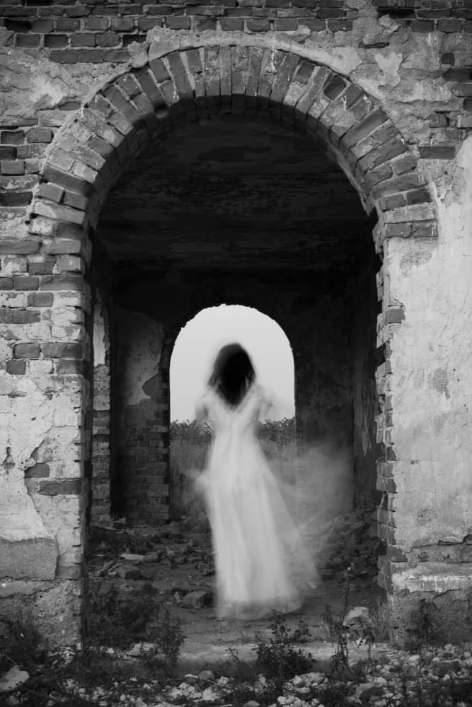 Ethereal Ruin Spirit by Ileana Bosogea-Tudor — canvas wall art