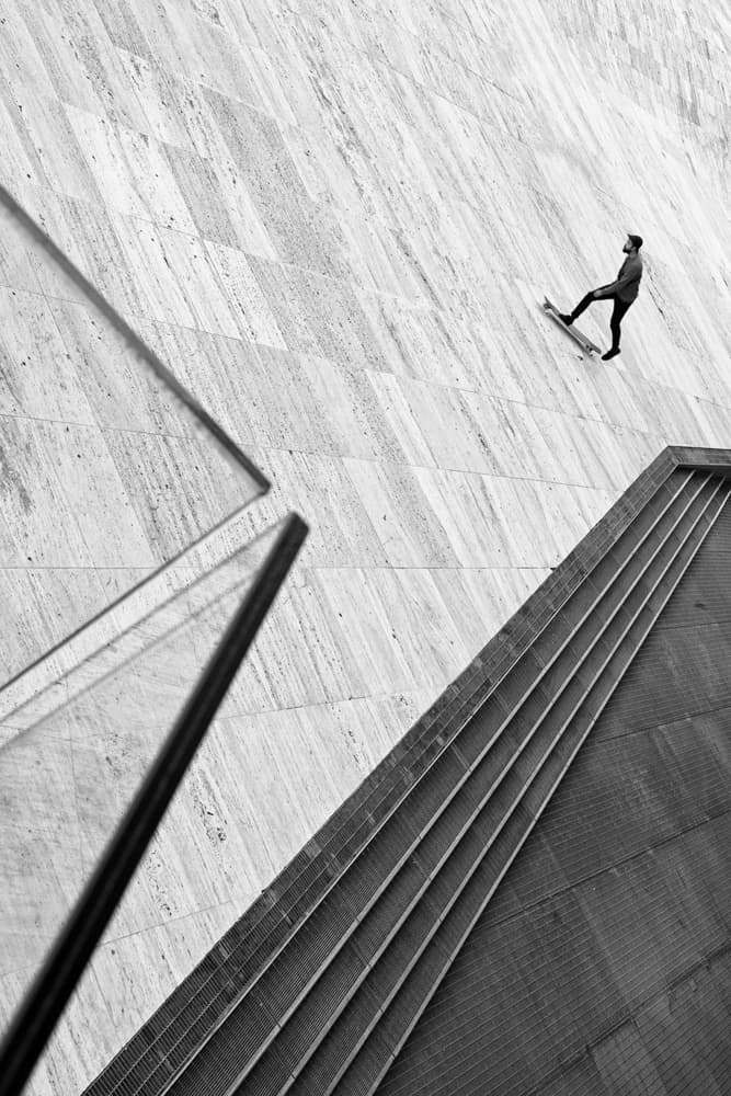 Urban Skater Dynamics by Carlos Costa — canvas wall art