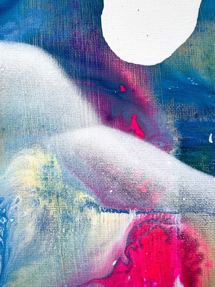 Dynamic Fluid Abstract Colors by Anna Viklund — canvas wall art