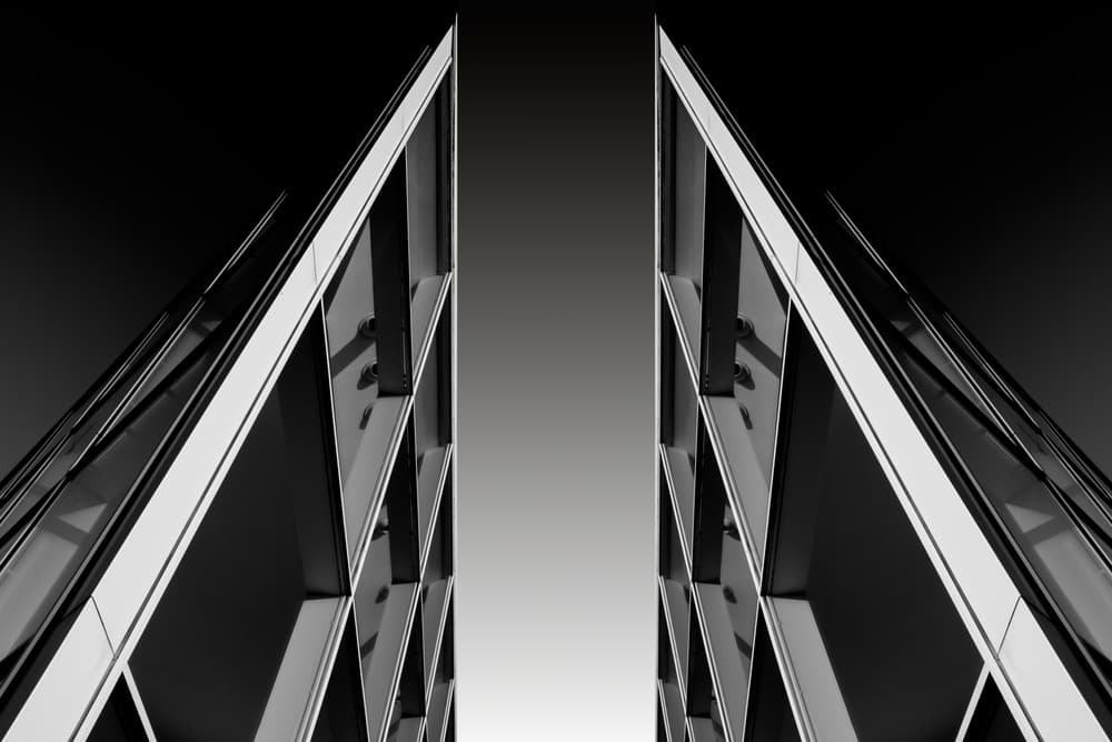 Abstract Urban Symmetry by Jois Domont ( J.L.G.) — canvas wall art