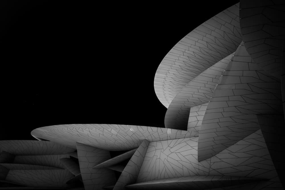 Abstract Layered Architecture by Stefan Buder — canvas wall art