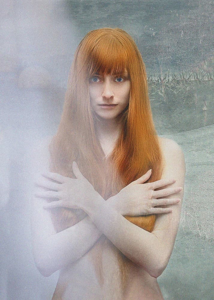 Ethereal Redhead Portrait by Joanna Ras — canvas wall art