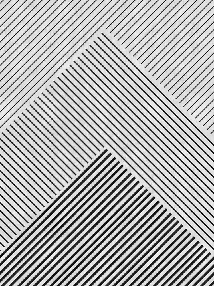 Modern Geometric Lines by Vitor Costa — canvas wall art