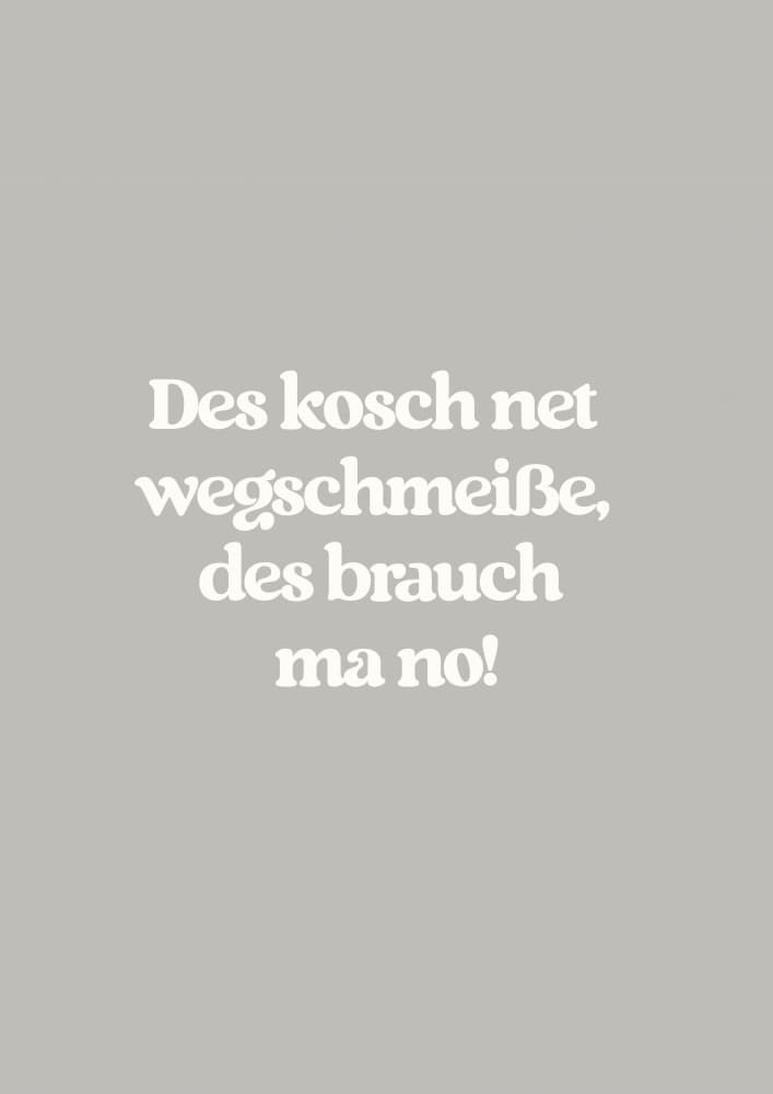 Deskoschnetwegschmeisse(gray) by Treechild — canvas wall art