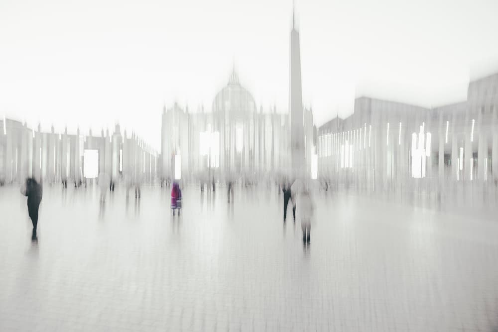 Grand Square Blur by Carmine Chiriacò — canvas wall art