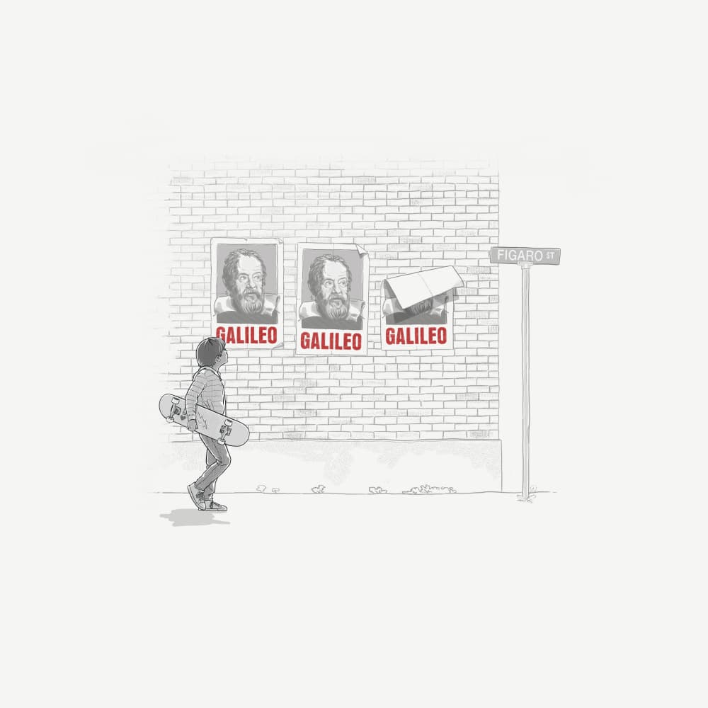 Literal Lyrics, Bohemian Rhapsody by Jason Ratliff — canvas wall art