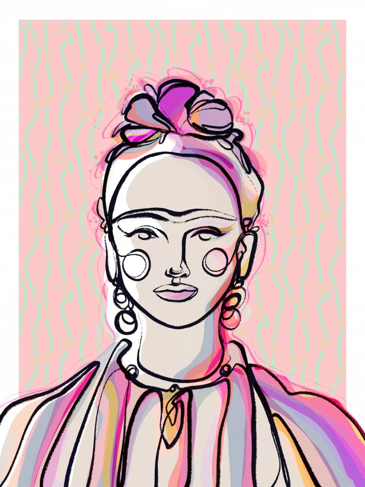 Color muse by Treechild — canvas wall art