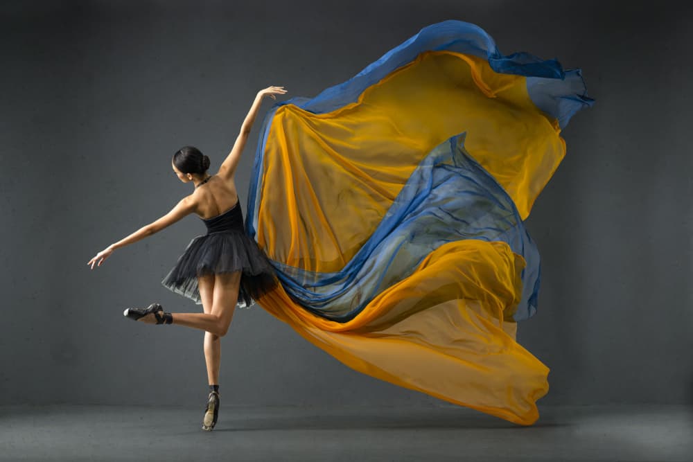 Ballerina's Elegant Flow by Ajar Setiadi — canvas wall art