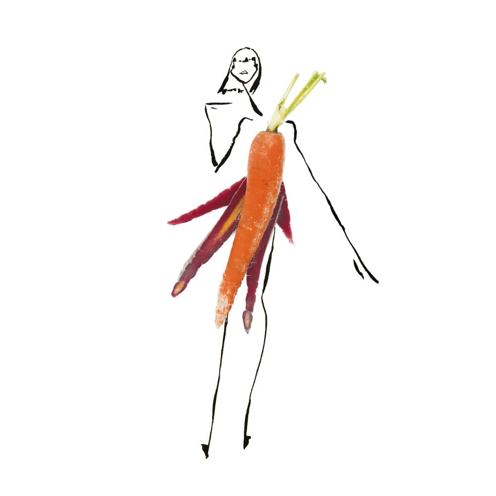 Carrot by Gretchen Roehrs — canvas wall art