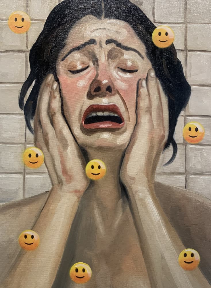 Overwhelmed by Smiles by Gabriel Grecco — canvas wall art