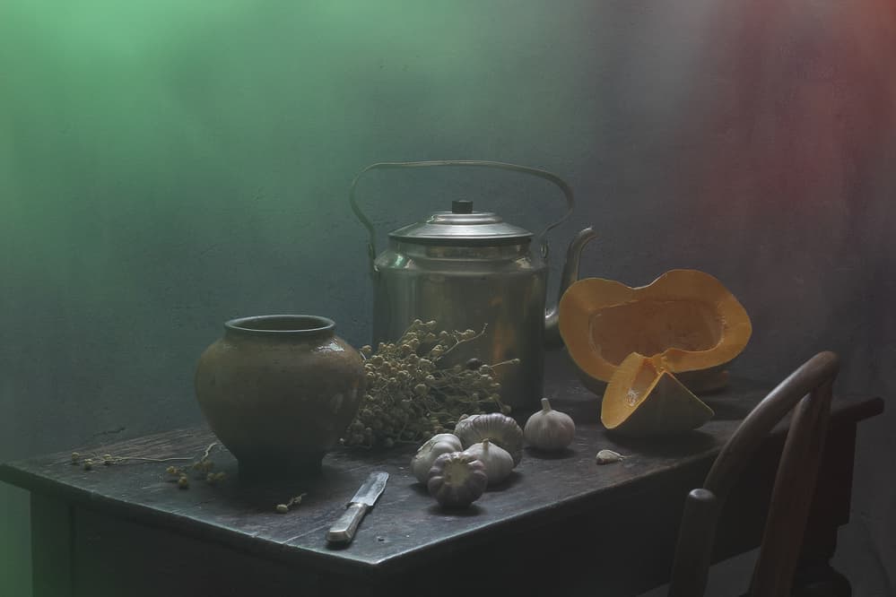 Rustic Kitchen Still Life by UstinaGreen — canvas wall art