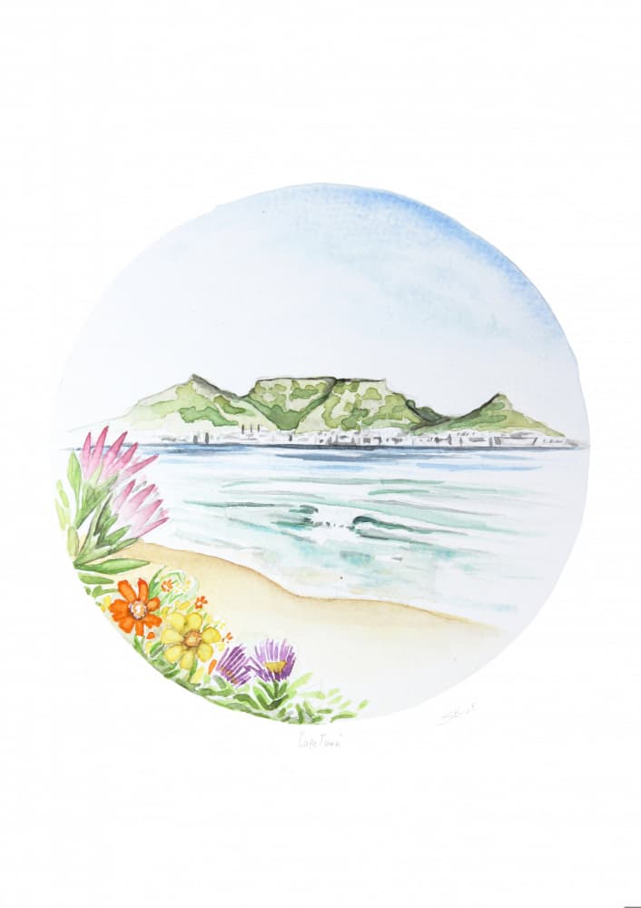 Table Mountain Wave by Steve Erwin — canvas wall art