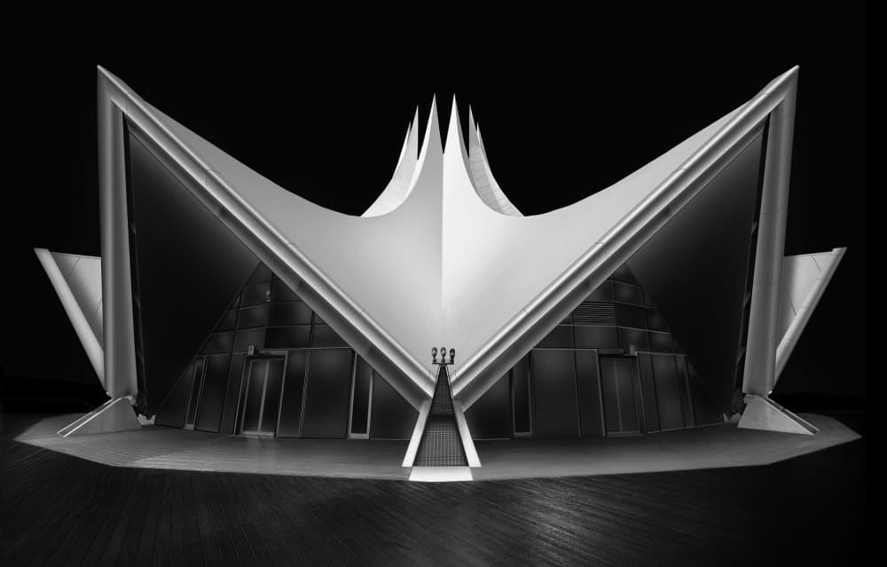 Modern Architectural Icon by jordiegeatorrent — canvas wall art