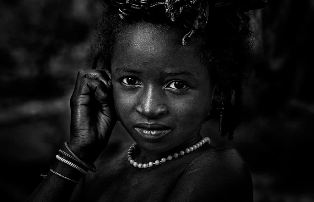 Captivating Young Gaze by Joxe Inazio Kuesta Garmendia — canvas wall art