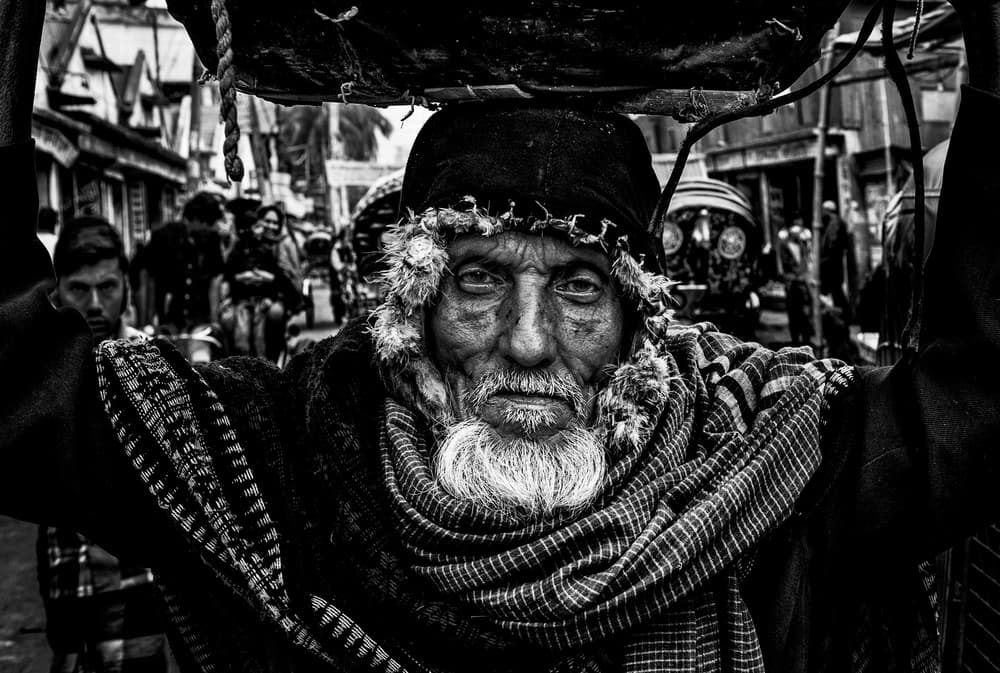 Old Man's Gaze by Joxe Inazio Kuesta Garmendia — canvas wall art