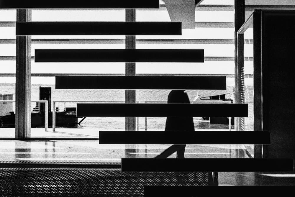 Floating Steps Silhouette by Paulo Abrantes — canvas wall art