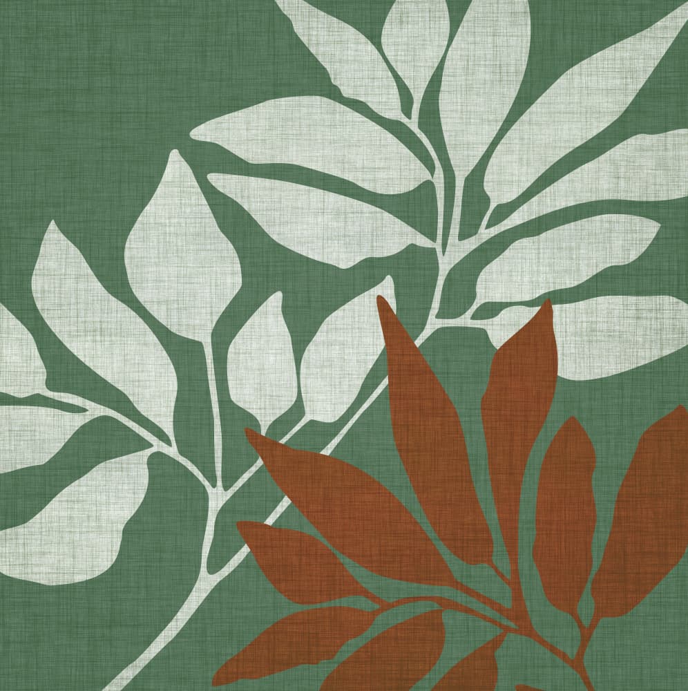 Abstract Botanical Collage by Kristian Gallagher — canvas wall art