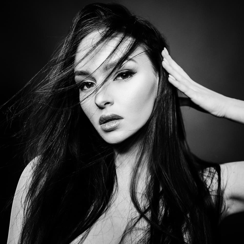 Captivating Glamour Portrait by Martin Krystynek MQEP — canvas wall art