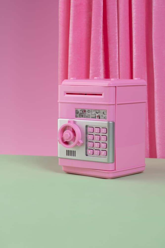 Vibrant Pink Toy Safe by Julia Ramiro — canvas wall art