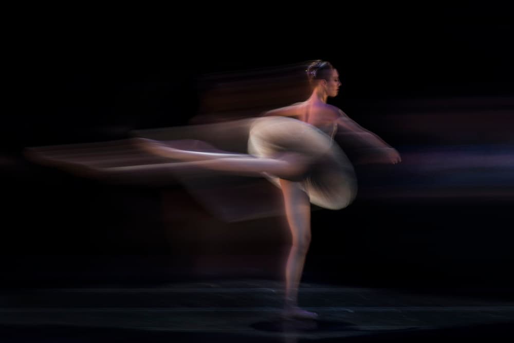 Graceful Ballet Motion by Libby Zhang — canvas wall art