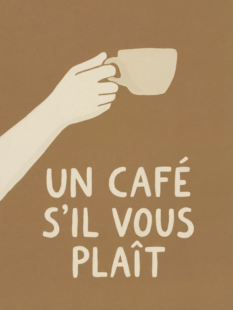 French Coffee Please by Andreas Magnusson — canvas wall art