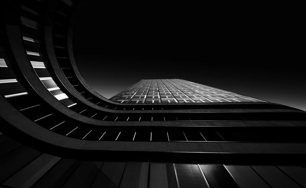 Modern Urban Curves by Anette Ohlendorf — canvas wall art