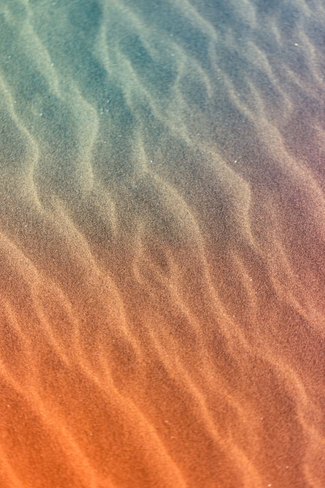 Gradient Sand Waves by Javier Pardina — canvas wall art