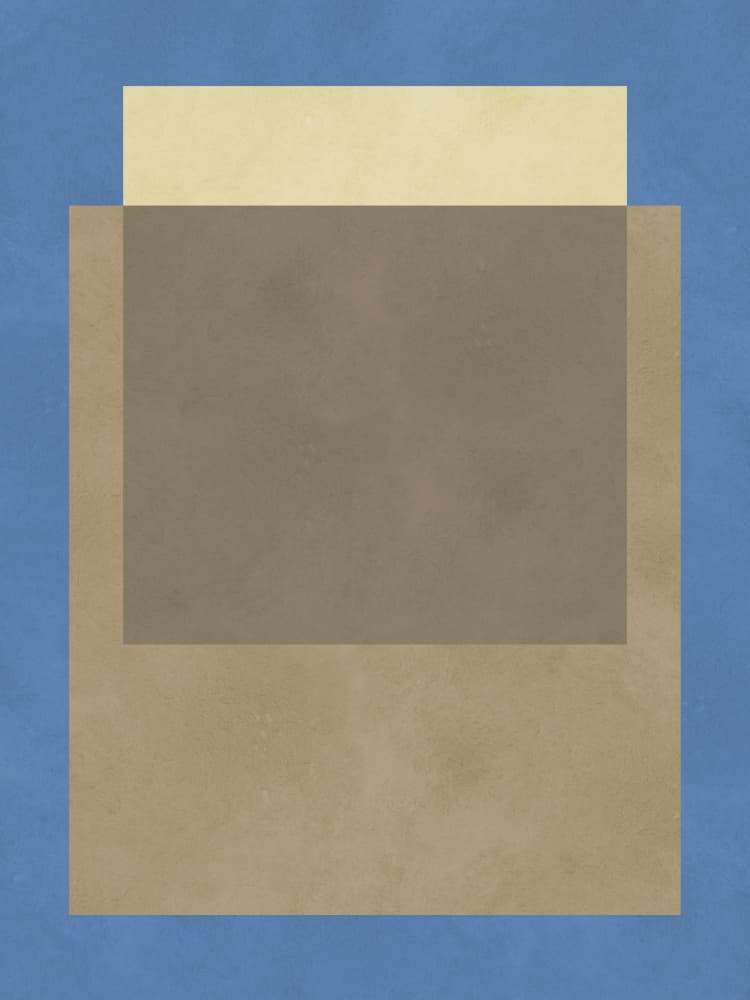 Earthy Geometric Layers by Vitor Costa — canvas wall art