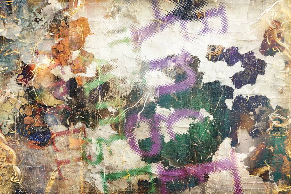 Urban Grunge Layers by Rafal Kulik — canvas wall art
