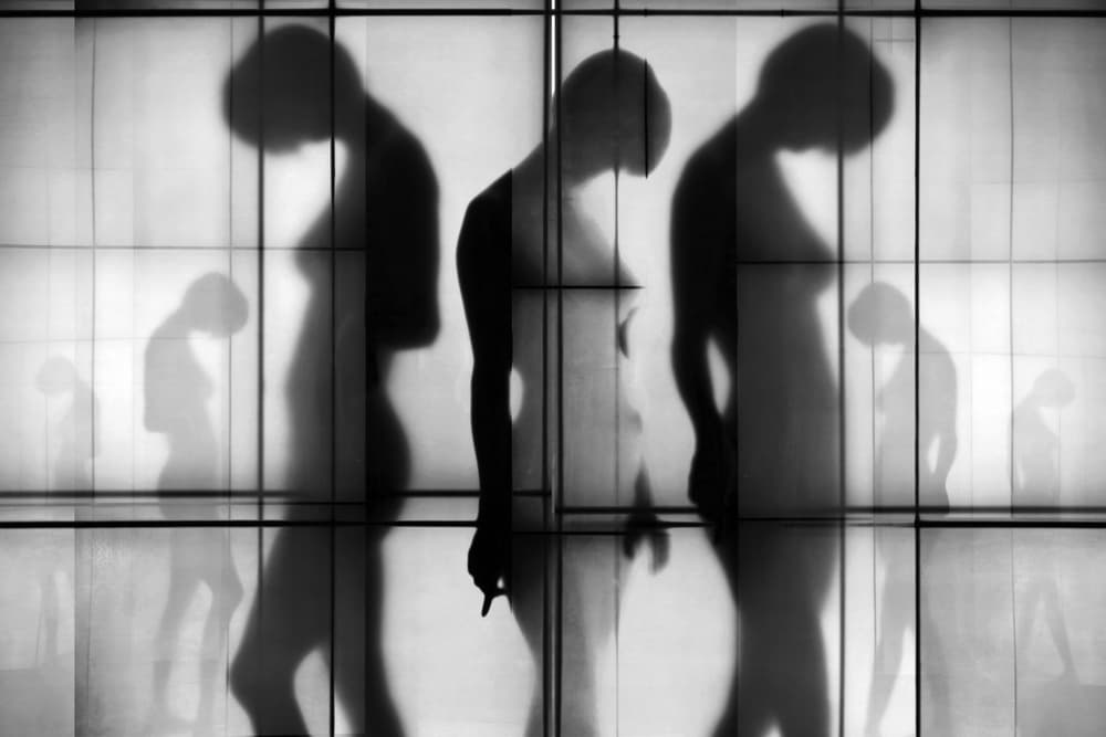 Abstract Shadow Figures by Igor Shrayer — canvas wall art