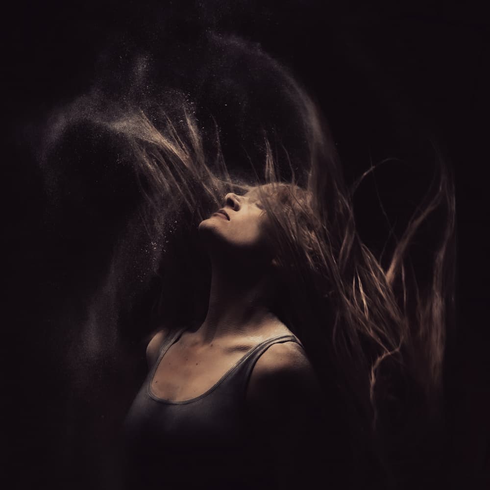 Flowing Hair Dream by Robert Girmencea — canvas wall art